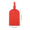 Unique Bargains Horizontal Flip Luggage Tag 1 Pc - 2 of 4