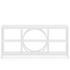 Resenkos Entryway Table, Console Sofa Table,70.9" Console Table, Narrow Sofa Table with 3 Tier Storage Shelves, & Walnut - 3 of 4