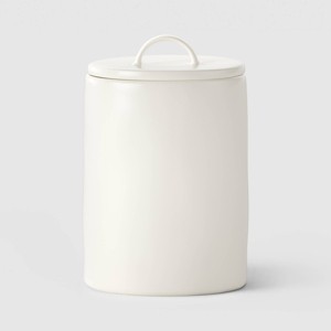 96oz Canister Aralia White Ceramic Large Cream - Threshold™ : Target