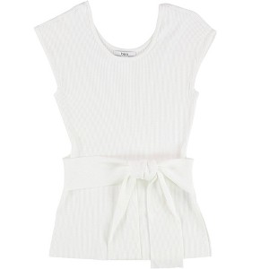 bar III Womens Tie Waist Cap Sleeve Pullover Sweater - 1 of 2