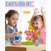 Etokfoks Wooden Animal Blocks Montessori Toy for Toddlers 1-3 Years 10 Piece Set Sorting Stacking Puzzle Educational Gift - 2 of 4