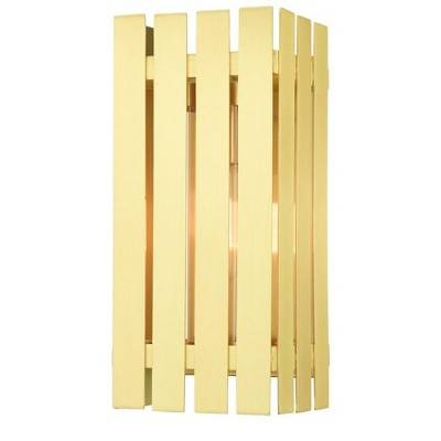 Livex Lighting Greenwich 1 - Light Wall Light in  Satin Brass