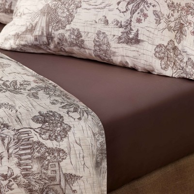 Togas Chateau Beige Flat Sheet Twin