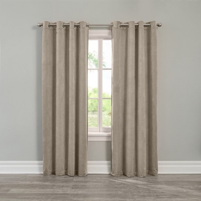 BrylaneHome BH Studio Velvet Grommet Panel