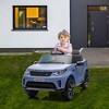 Licensed Land Rover Electric Car for Kids, 12V Battery Powered Kids Ride on Car with Parent Remote Control, MP3 Player for Kids 3-8 - 2 of 4