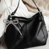Unique Bargains PU Leather Bag Phone Charm Hanging Accessories Bow Keychains 4 Pcs - 4 of 4