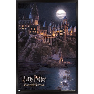 Trends International 24X36 Harry Potter and the Sorcerer's Stone - One  Sheet Framed Wall Poster Prints Black Framed Version 24 x 36