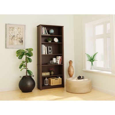 6 Shelf Bookcase Espresso - Prepac