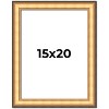 PosterPalooza | Traditional Gold Picture Frame - UV Acrylic, Foam Board Backing, Hanging Hardware - 2 of 4