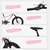 VisioGear Bicycles, 20 Inch Children's Bicycle, 7 - Speed Bicycle with Mountain Tire for Boys and Girls Kids Bike, Pink, 55.9"*32.2"*21.2" - 4 of 4