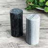 2pc Marble Salt and Pepper Shaker Set - Fox Run: Hand Wash, Spot Clean, Black & White, Tableware, 2 Pieces - 3 of 4