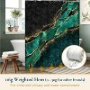LunaLulinlk Shower Curtain with Hooks – Heavy-Duty Mold/Mildew-Resistant - 3 of 4
