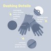 Sweet Paws Silicone Spa Bathing & Grooming Gloves for Dogs and Cats - 2ct - Glacier - 4 of 4