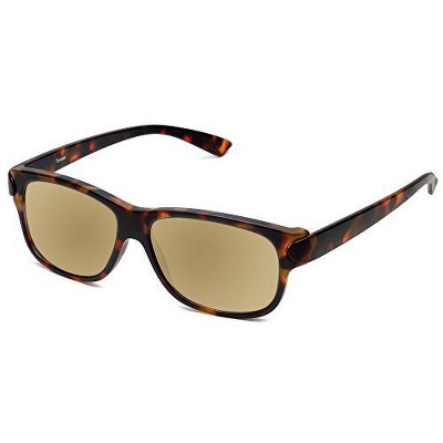 Calabria 4375T Tinted Reading Sunglasses with Matching Case in Brown +1.50