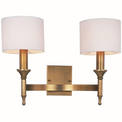 Maxim Lighting Fairmont 2 - Light Wall Light in  Natural Aged Brass