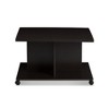Cladine Modern Coffee Table with Storage Compartments & Castors - Baxton Studio - 2 of 4