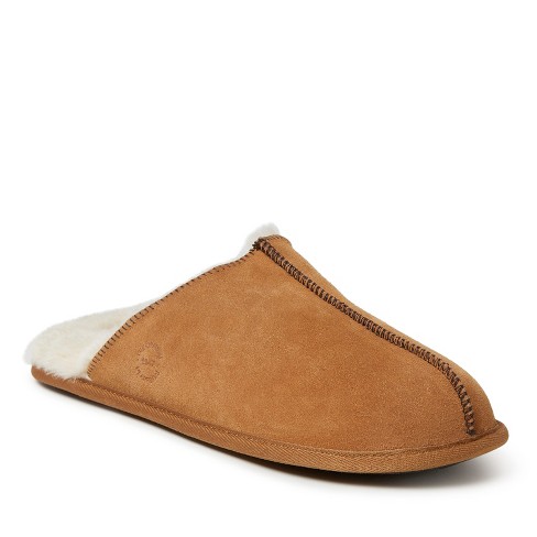 Clarks suede hot sale scuff slipper