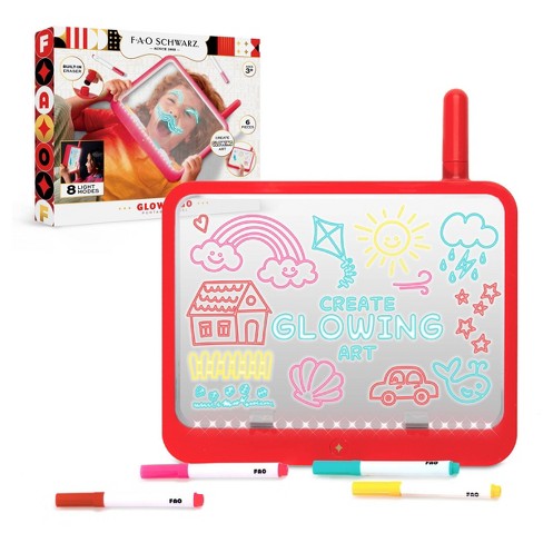 Light Up Drawing Board For Kids With 3d Drawing And Magic Glow-in-the-dark  Effects