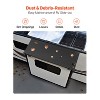 VEVOR Camper Awning Fabric Replacement, 1" to 8', Weatherproof Durable Slide Topper Awning with Bracket, Heavy Duty Slide Topper Awning ,Black - 3 of 4