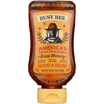 Busy Bee Raw Honey - 8 pack, 16 oz