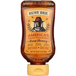 Busy Bee Raw Honey - 8 pack, 16 oz - 1 of 3