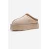 Avelia - Beige Suede Genuine Leather Thick-Soled Winter Slipper (Women) | Forever & Always Shoes - 4 of 4