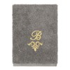 Linum Home Textiles 100% Turkish Cotton MONICA Gold Thread 3PC Embellished Towel Set - 4 of 4