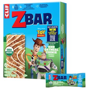 80784→38500 Zbar Organic Iced Oatmeal Cookie Granola Snack Bars - 7.62oz/6pk