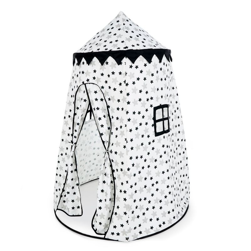 Wonder&Wise 1011205415 Indoor Childrens Kids Toddler Foldable Canvas Pop Up Play Tent House Toy for Ages 3 and Up, Up in the Stars, 1 of 6