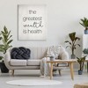 Stupell Industries Greatest Wealth Is Health Phrase, 48" x 36" - 2 of 4