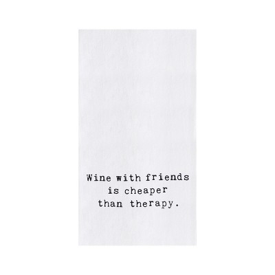 C&F Home Wine With Friends Printed Kitchen Towel