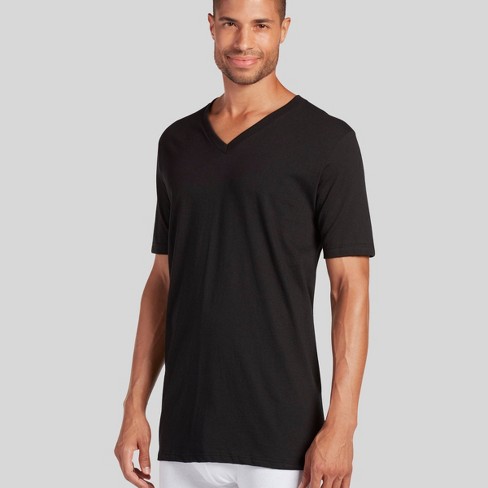 Jockey Generation™ Men's Tall Cotton V-neck Undershirt 2pk - Black 2xlt :  Target
