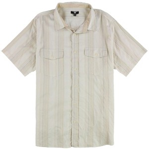 Frye Mens Textured Stripes Button Up Shirt - 1 of 2