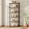 71" Book Shelf, 6 Tier Bookcase, Modern Tall Bookshelf, Free Standing Storage Shelving Unit for Bedroom Home Office Kitchen Living Room - 3 of 4