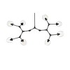 Elegant Lighting Cavoli 8 - Light Chandelier in  Black - 4 of 4