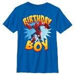 Boy's Marvel Mech Suit Spider-Man Birthday T-Shirt