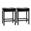 NicBex PU Leather Dining Chairs Set of 2,Modern Upholstered Armless Kitchen Chairs for Dining room,Living Room,Kitchen - 2 of 4