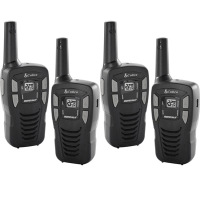 Cobra 16-Mile 22-Channel FRS/ GMRS Walkie Talkie 2-Way Radios, CX112 (2 Pair)