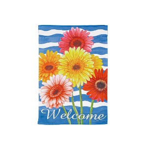 Evergreen Spring Gerbera Bouquet Garden Suede Flag 12.5 x 18 Inches Indoor Outdoor Decor - 1 of 4