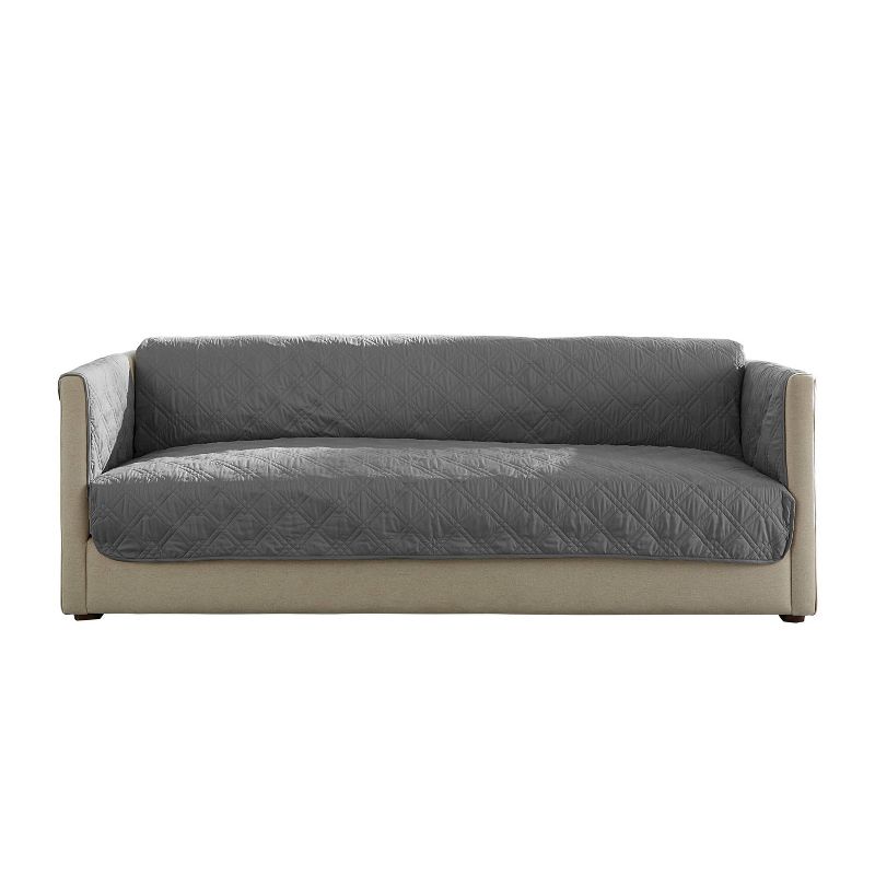 Sure Fit Gemma Extra Large Sofa Furniture Waterproof Pet Protector Cover Gray, 5 of 8