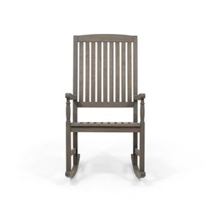 Christopher Knight Home Arcadia Outdoor Acacia Wood Rocking Chair - 1 of 4