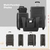 4-Piece Luggage Set,Expandable ABS Hardshell Luggage Sets Spinner 20 In/28 In  With TSA Lock,Travel Duffel Bag And Toiletry Bag-Cuddlewood - 2 of 4
