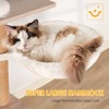 ORRD Cat Tree with Litter Box Enclosure - Modern Cat Condo with Scratching Posts, Feeding Bowl & Removable Pompom Sticks, Gray - 2 of 4
