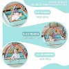 BabyBond 8-in-1 Baby Gym Play Mat, Tummy Time Mat with 5 Sensory Toys, Ball Pit for Stage-Based Motor Skills & Sensory Development - 3 of 4
