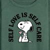 Women's - Peanuts - Self Love Is Self Care Lightweight French Terry Slouchy - 2 of 4