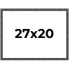 PosterPalooza | Slim Profile Brown Picture Frame - UV Acrylic, Backing Board, Hanging Hardware Included - 2 of 4