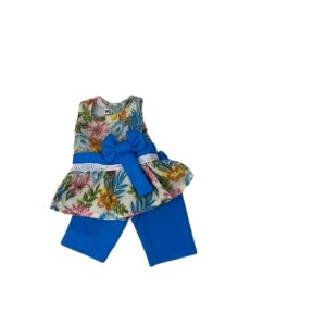 Doll Clothes Superstore Handmade Flower Top With Pants Fits 14 Inch Baby Alive And Little Baby Dolls - 1 of 4