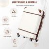 24 Inch Hard Shell Luggage Vintage Suitcase,Checked Luggage Expandable Lightweight Spinner Suitcase With TSA Lock-Cuddlewood - 2 of 4