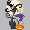 Men's Design By Humans Bewitching Black Halloween Kitty Cat By LittleBunnySunshine Tank Top - 2 of 4