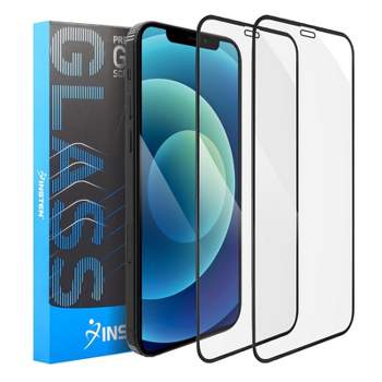 Insten 2-Pack Tempered Glass Screen Protector Compatible with iPhone 12 Pro Max (6.7") - Case Friendly, Anti-Scratch & Bubble Free HD Cover